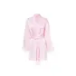 [Ostrich Feather Sleep Robe]Elegant Pink