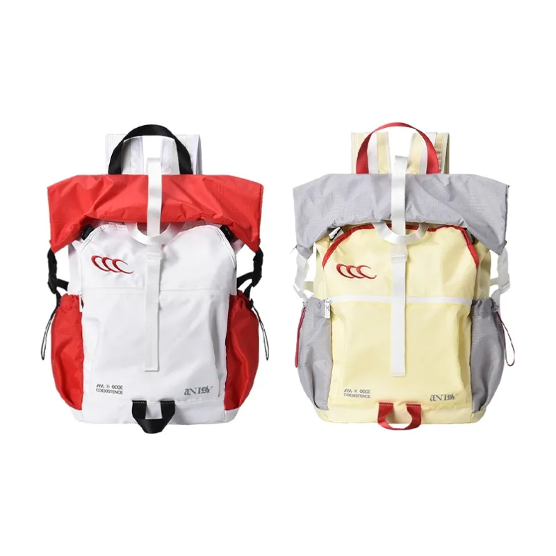 COEXISTENCE Polyester Stain Resistant Water Repellent Backpack Tubas Unisex Yellow-5