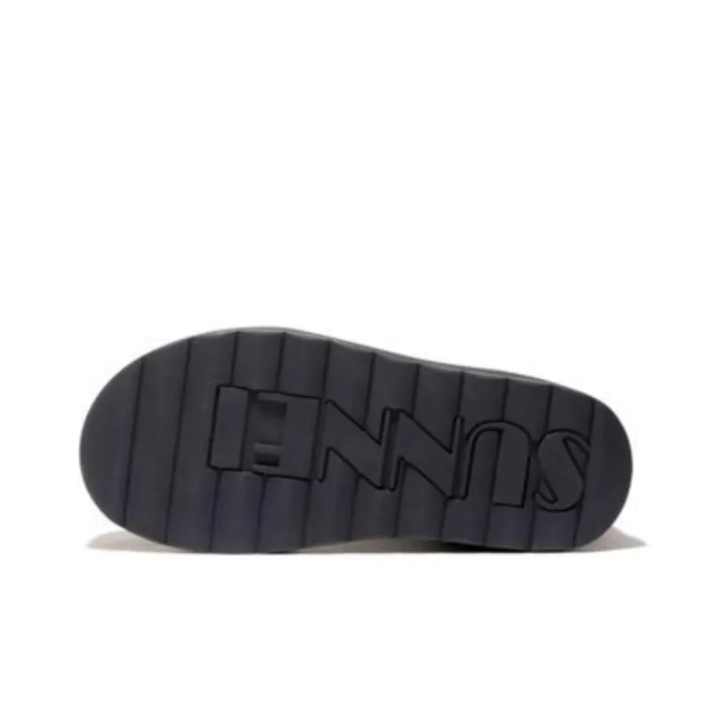 Sunnei Wear Resistant Low Top Skateboard Shoes Unisex Black-6