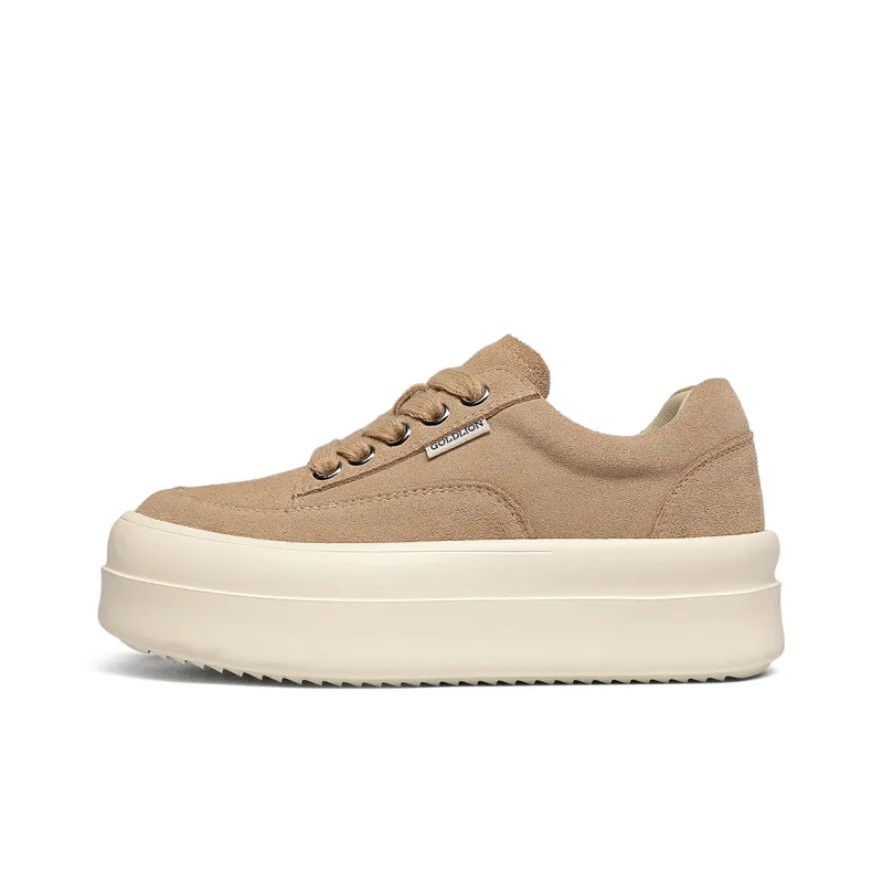 GOLDLION Height Increasing Low Top Casual Shoes Women's-5