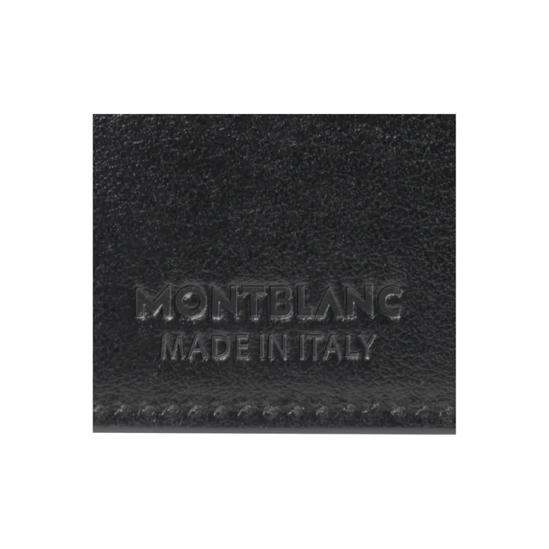 MONTBLANC Meisterstuck Cow Leather Wallet Men's Black-4