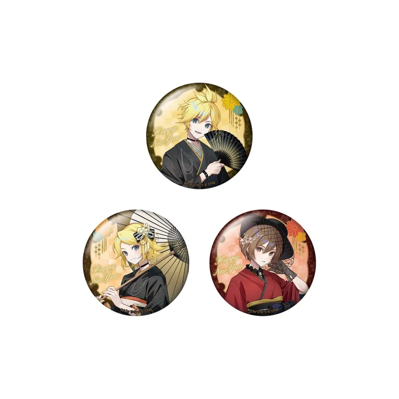 March·Monster Caravan Hatsune Miku Kimono Badge Merch Badges-2
