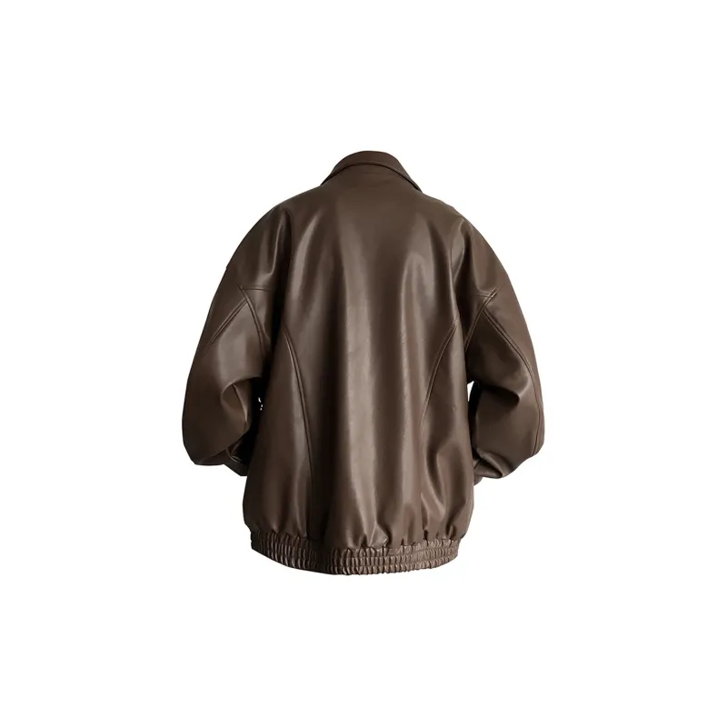 Qnxeey Leather Jackets Unisex-13