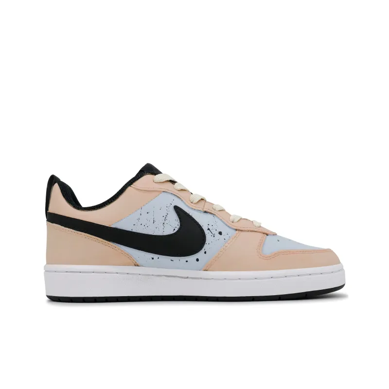 Nike Court Borough Non-slip Lightweight Low-Top Skateboard Shoes GS Flesh Pink-1