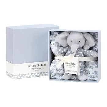 JELLYCAT Bedtime Elephant Baby & Muslin Set