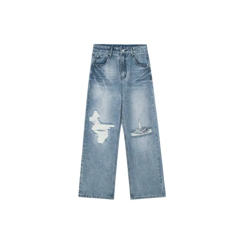 A Chock Jeans Unisex Blue