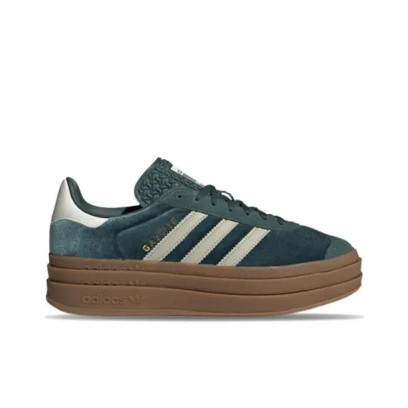 Adidas Gazelle Bold Mineral Green Velvet Women's-1