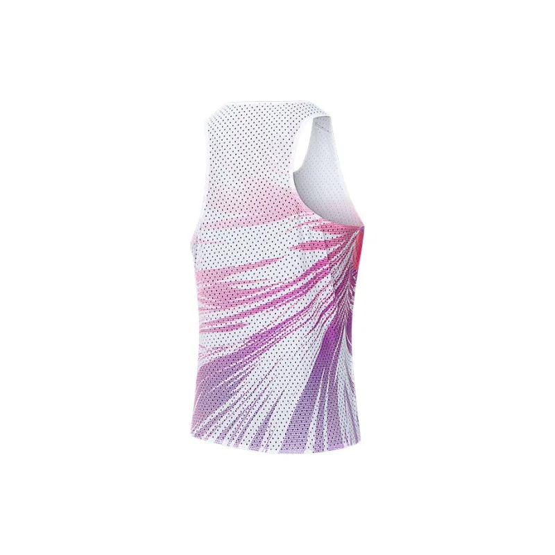 Anta Tank Tops Women's Palace Purple/Full Ground Print-1