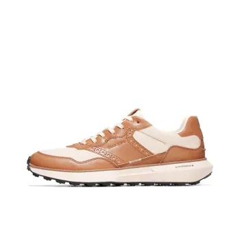 COLE HAAN Low Top Casual Shoes Men White Brown