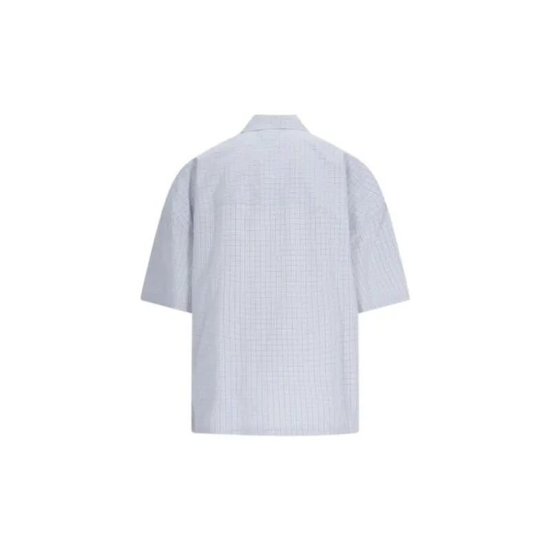 Bottega Veneta Bv Embroidered Check Overshirt-2