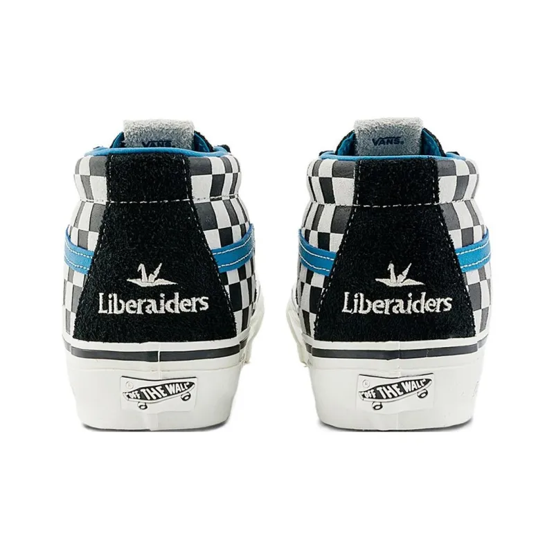 Vans Lx Sk8 Mid Reissue 83 Liberaiders Blue Marshmellow-3