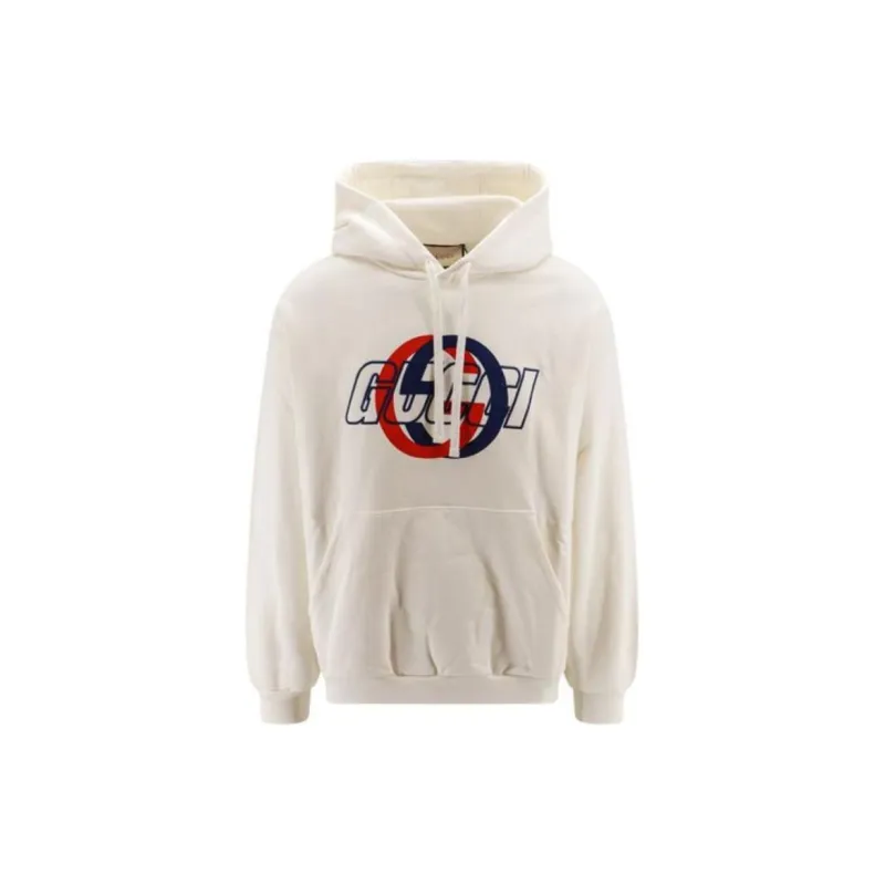 GUCCI Cotton Jersey Hooded Sweatshirt-1
