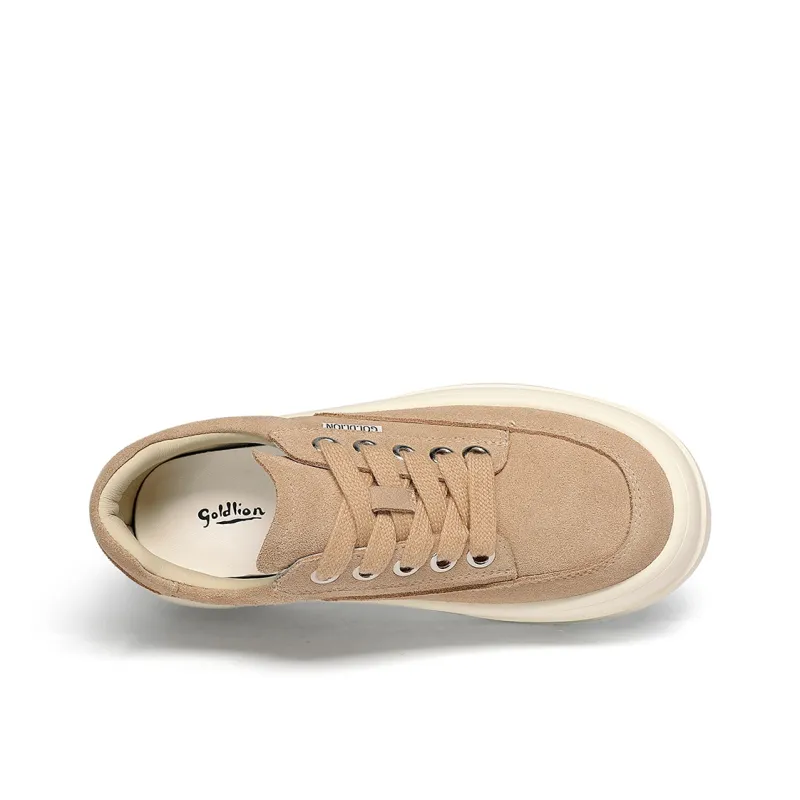 GOLDLION Height Increasing Low Top Casual Shoes Women's-7