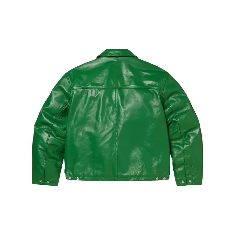 Supreme Schott Leather Racer Jacket FW24-4