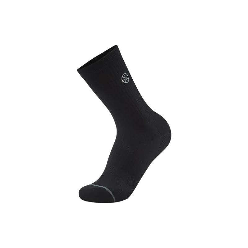 LiNing Mid Calf Socks Unisex 1 Pack Black-0