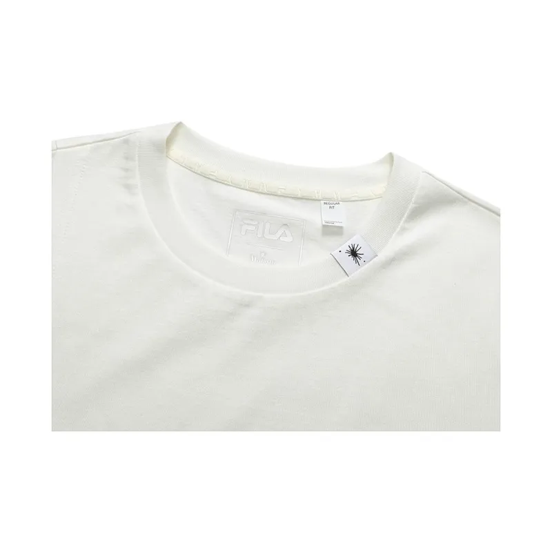 FILA x MIHARA YASUHIRO MIHARA YASUHIRO Collaboration Collection T-Shirt Men's Zinc Strontium White-2