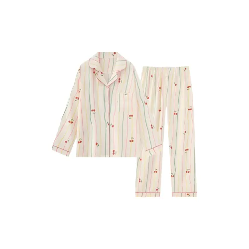 OEING Pajama Set Women's Apricot