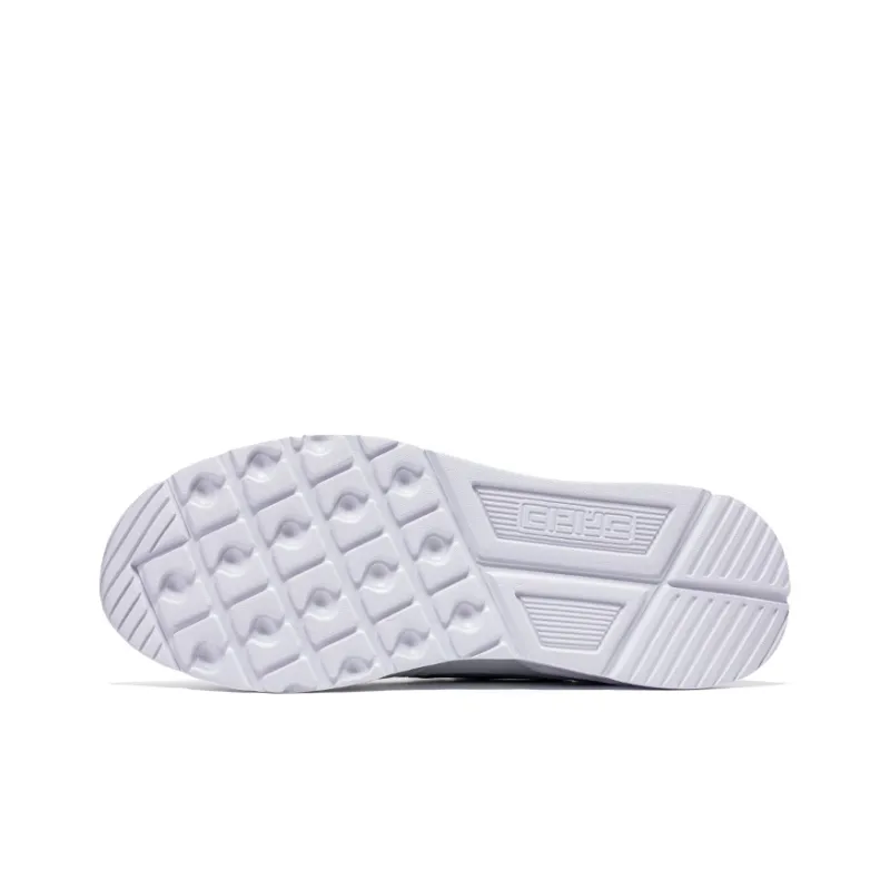 Erke Cushioning Lightweight Low Top Casual Shoes Men White Blue-5
