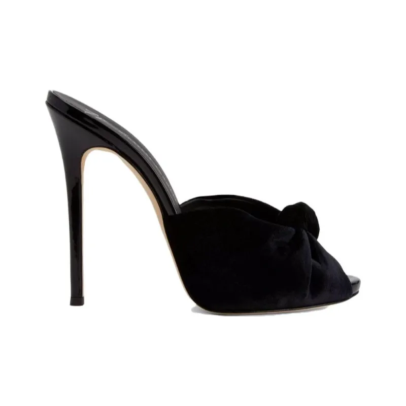 Giuseppe Zanotti Bridget Velvet Sandals Women's-1