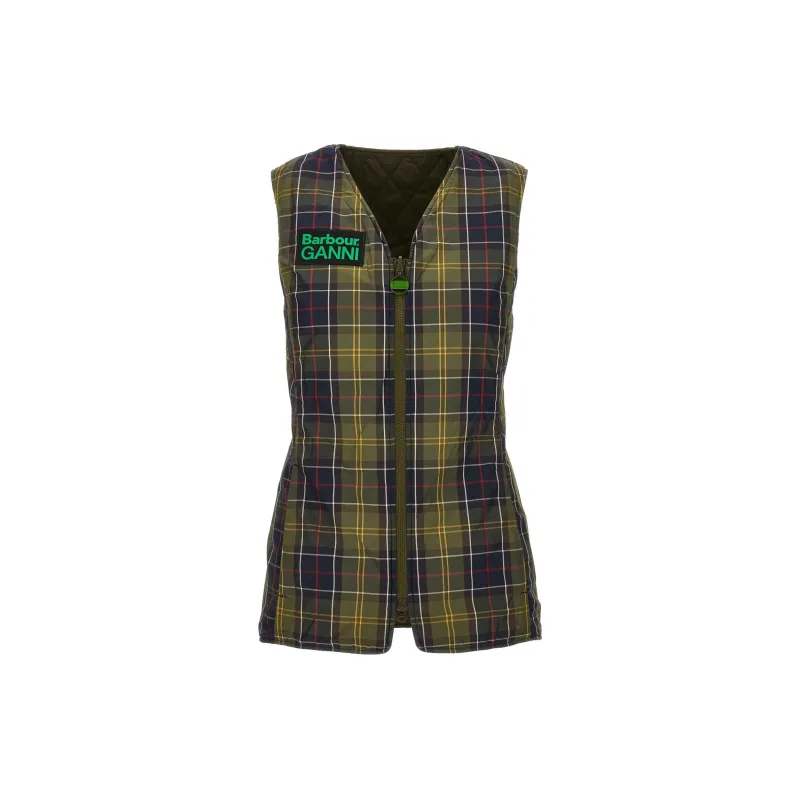BARBOUR Betty Quilted Check Reversible Gilet-2