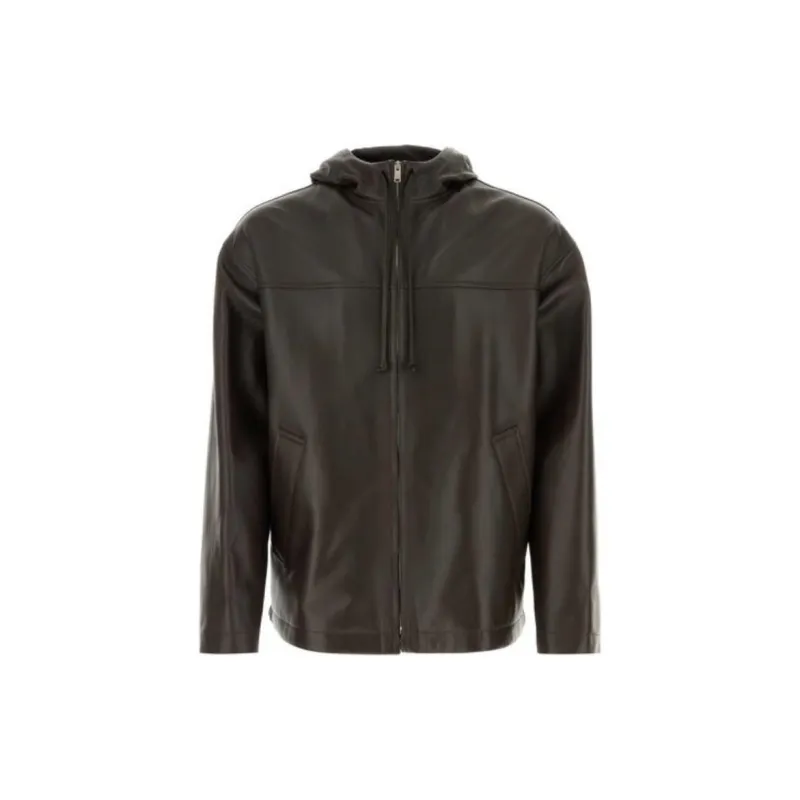 Bottega Veneta SS24 Leather Jacket Men's Kohlrabi Green-1