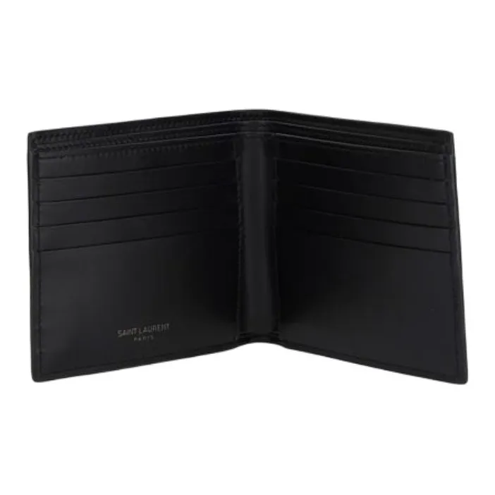 SAINT LAURENT Tiny Monogram East/West Wallet-6