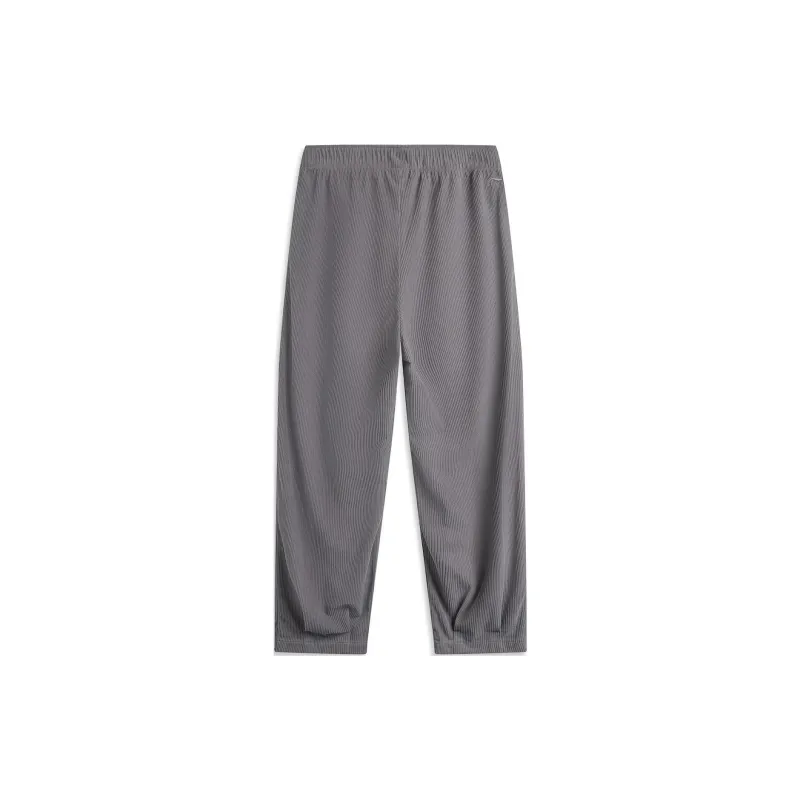 LiNing Sports Life Collection Casual Pants Men Smoke Ink Gray-1
