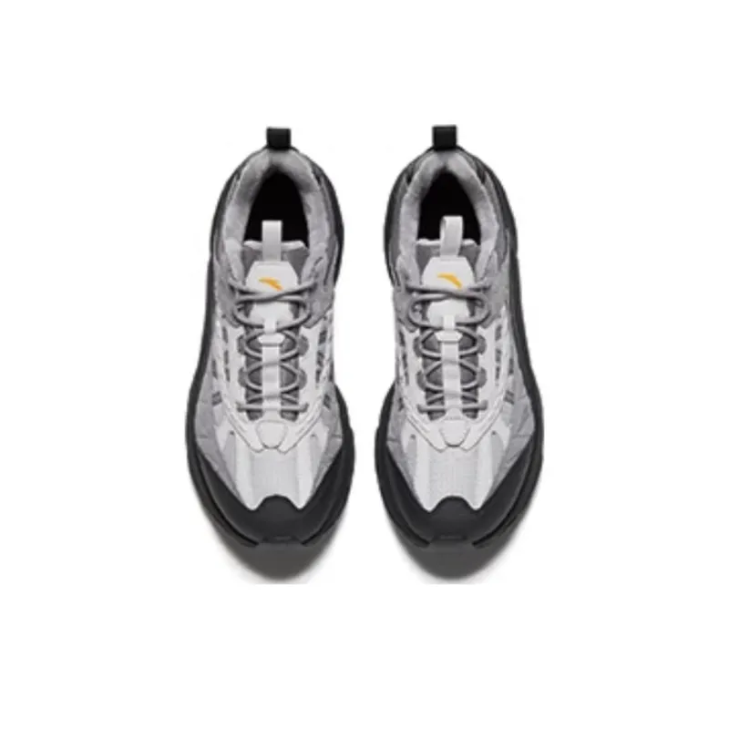 Anta Anti Slip Wear Resistant Low Top Trekking Shoes Men's Gray Black-2