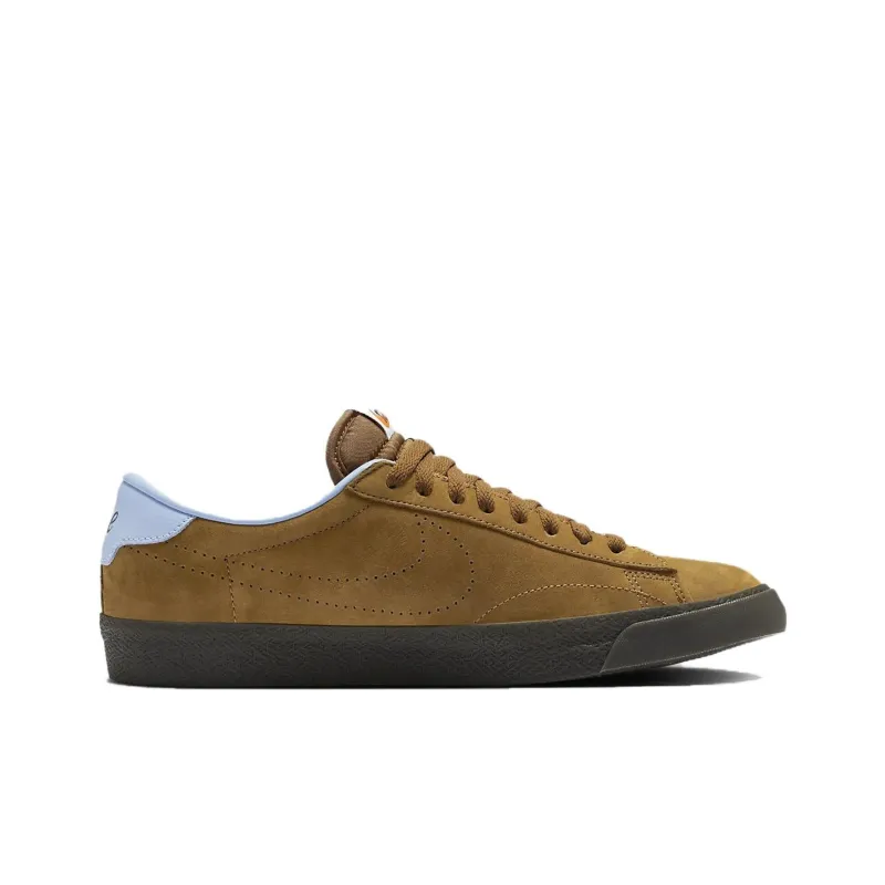Nike Tennis Classic Low Top Skateboard Shoes Unisex Brown-1