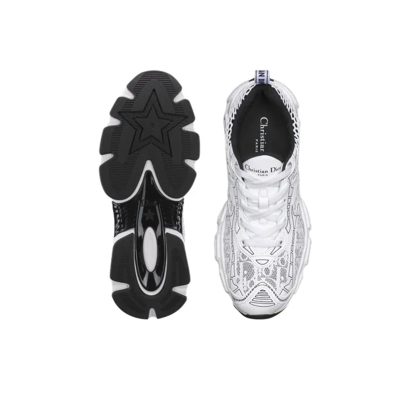 DIOR Vibe Monogram Casual Shoes Women's White-4