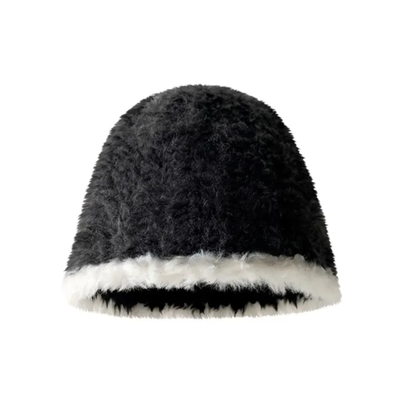 JEANSWEST Plush Yarn Bucket Hats Unisex-1