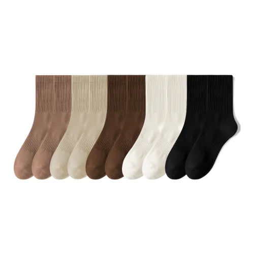 Lan Miao Mid Calf Socks Men's 10 Pack