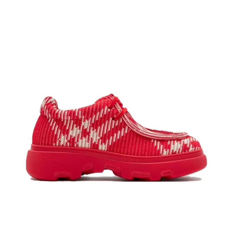 Burberry Check Woven Loafers-1