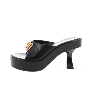 VERSACE Stylish Sandal 8cm Women's Black
