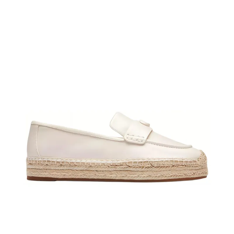 COACH Camila Loafers 3cm Women's White-1