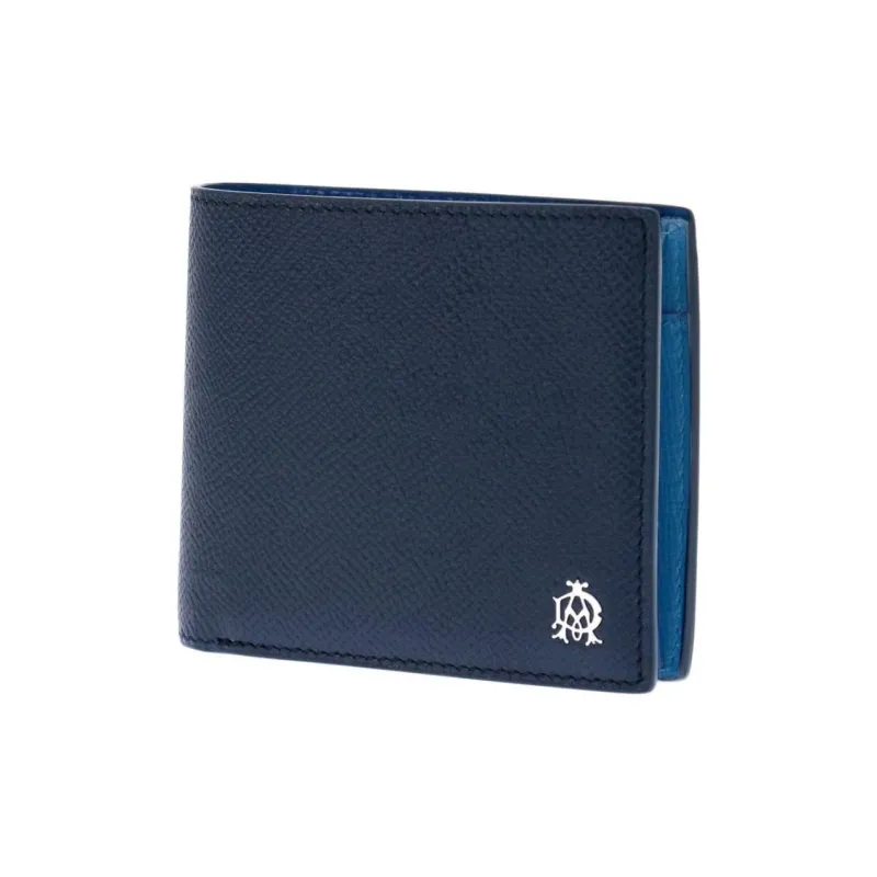 Dunhill Cow Leather Wallet Regular Men's Dark Blue-4