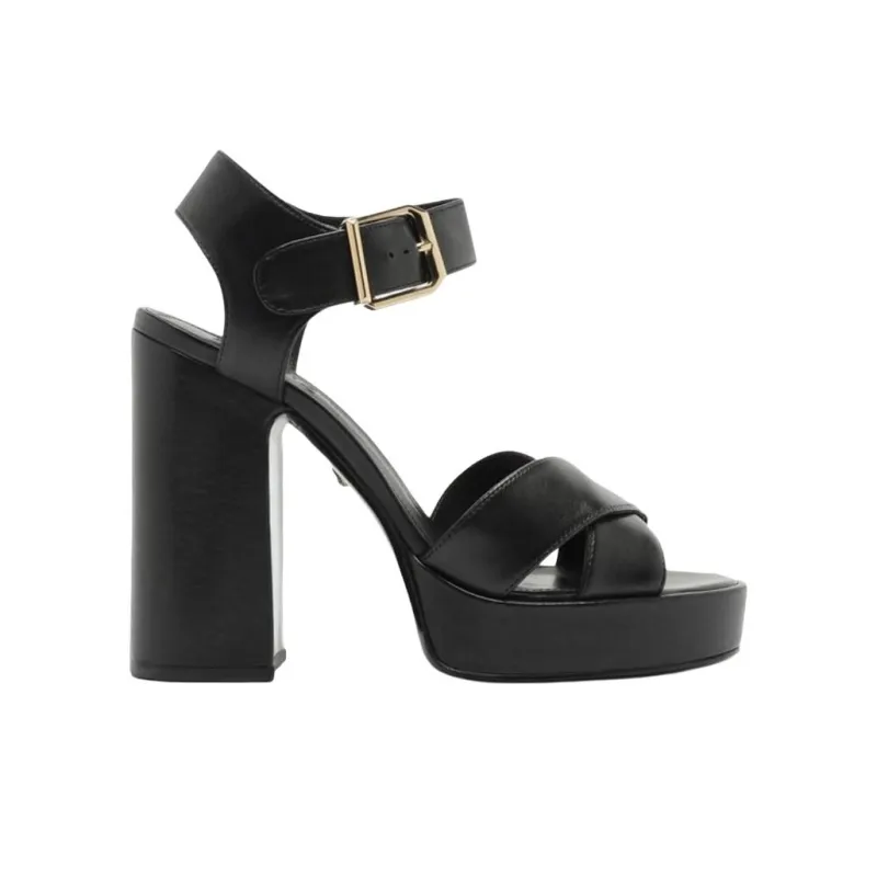 Schutz Strap Sandals 13cm Women's Black-1