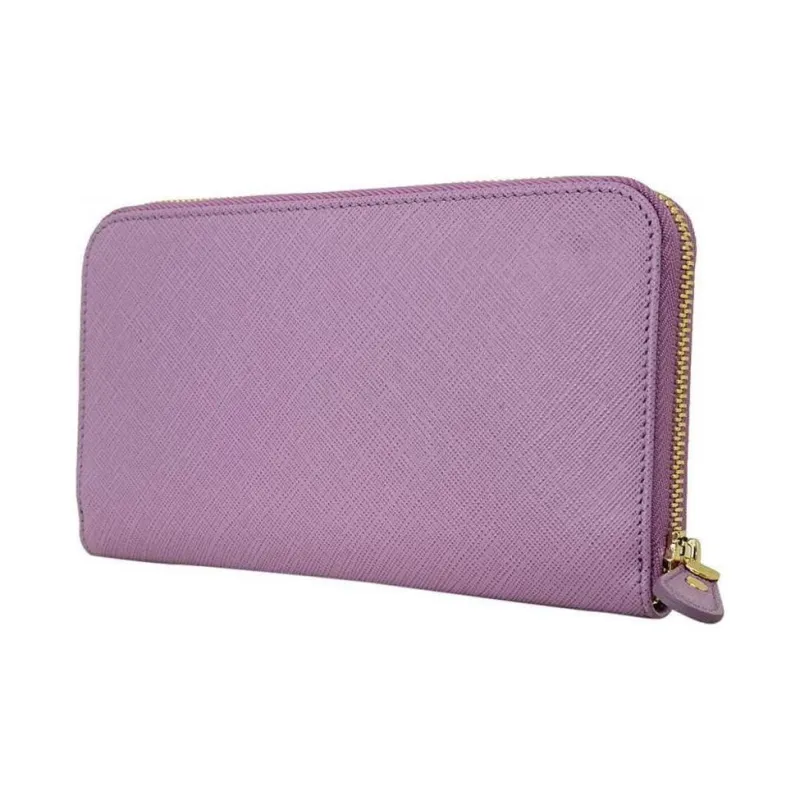 FERRAGAMO Leather Wallet Women's Purple-1