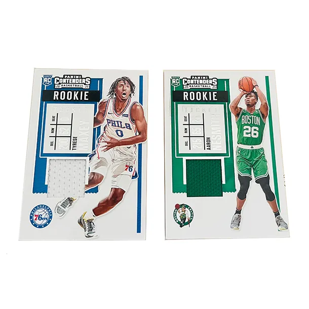 PANINI NBA Player Character Ball, Edwards, Maxey, Nesmith, Player Card, Card Product Access Sports Cards 4 Pcs-3