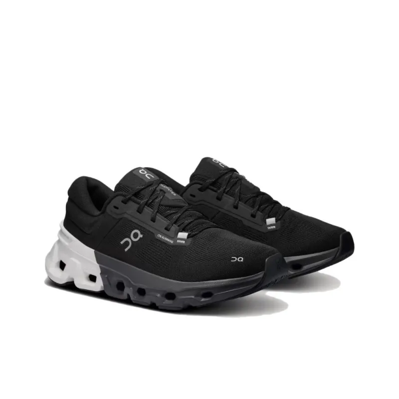 On Running Cloudflyer 5 Black White Women's-2