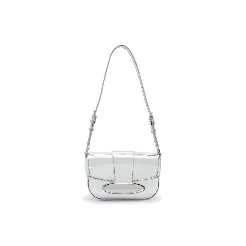 PEDRO PU Shoulder Bag Crossbody Bag Mini Women's Black/Silver/Light Blue-7