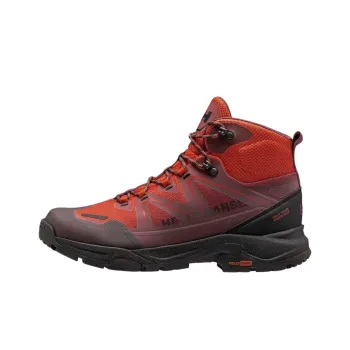 HELLY HANSEN Cascade Waterproof And Wear resistant Mid Top Hiking Shoes Men's Red Black