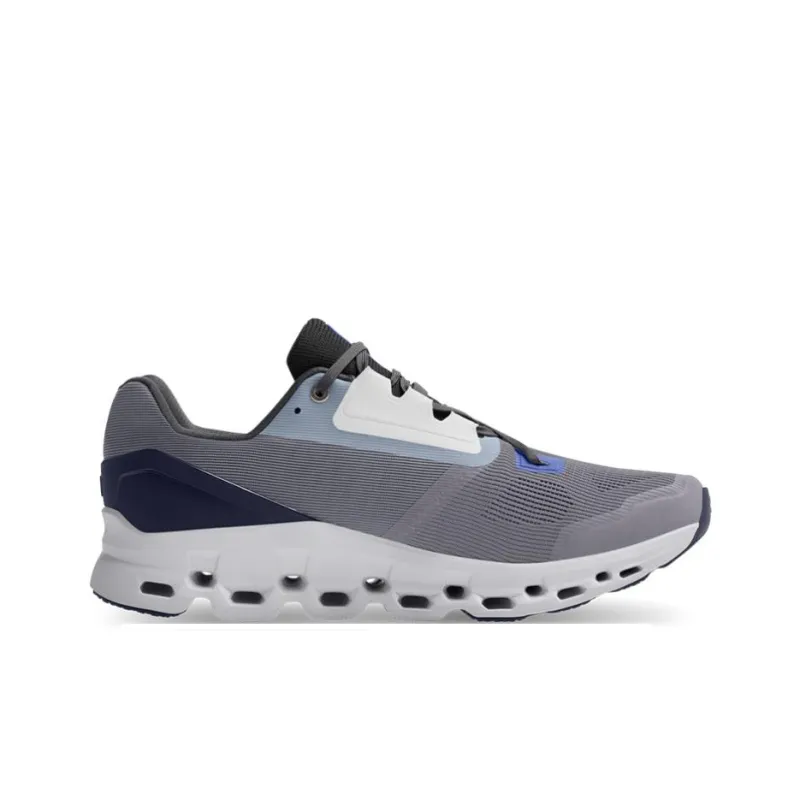On Running Cloudstratus Fossil Grey Midnight Navy-1