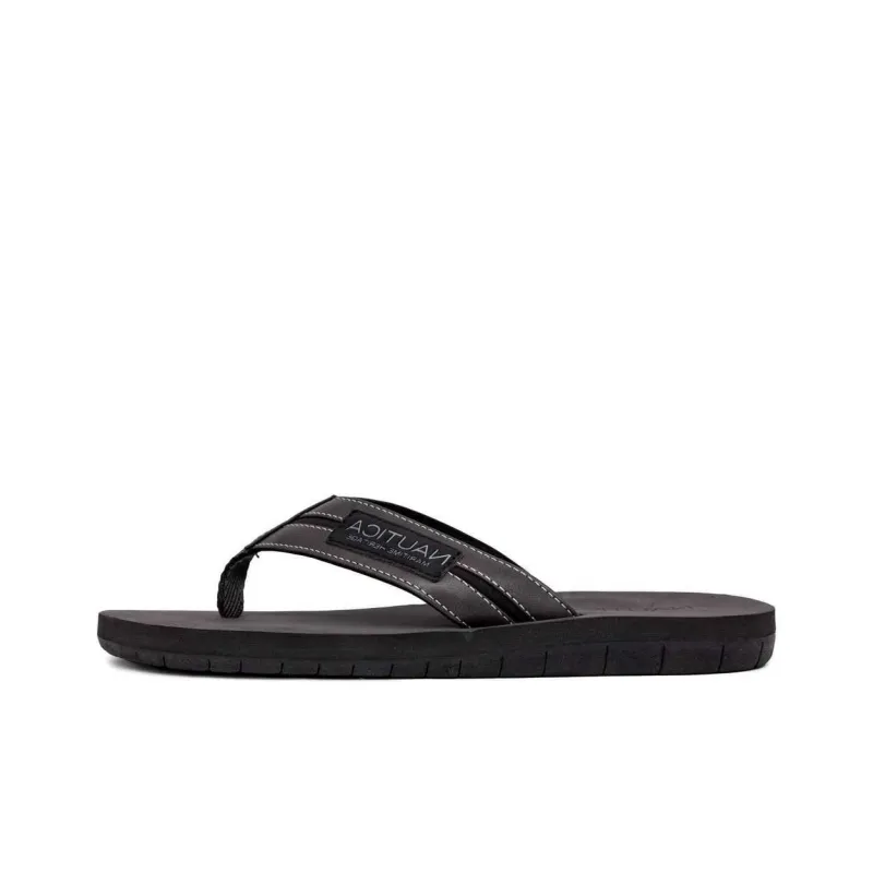NAUTICA Odor-Resistant Abrasion-Resistant Slip-Resistant Flip Flops Unisex Light Blue-0