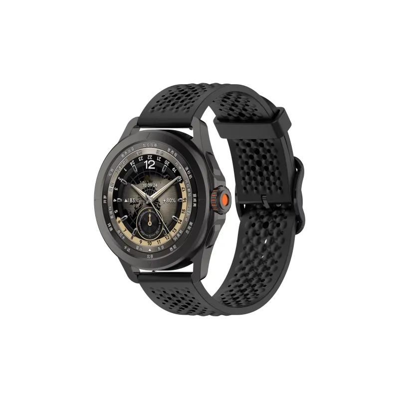 FZRT Watch Bands Waterproof And Sweatproof Liquid Silicone Strap Unisex-4