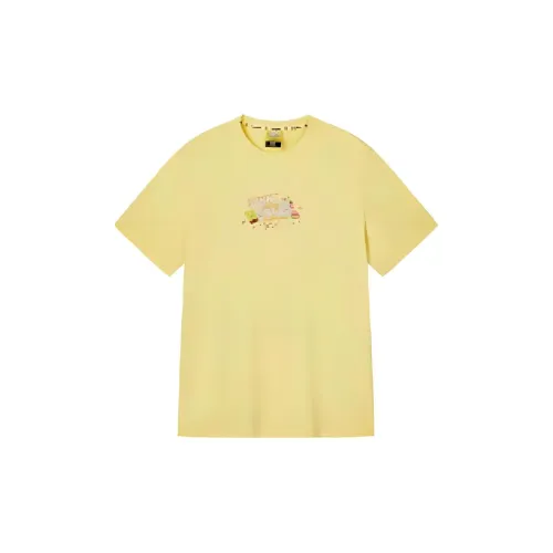 Spongebob Squarepants X 361° Sports Life Collection T-Shirts Men Tender And Delicate Yellow