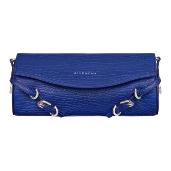 Givenchy Grain Calfskin Shoulder Bag, Crossbody Bag Men's Sapphire Blue