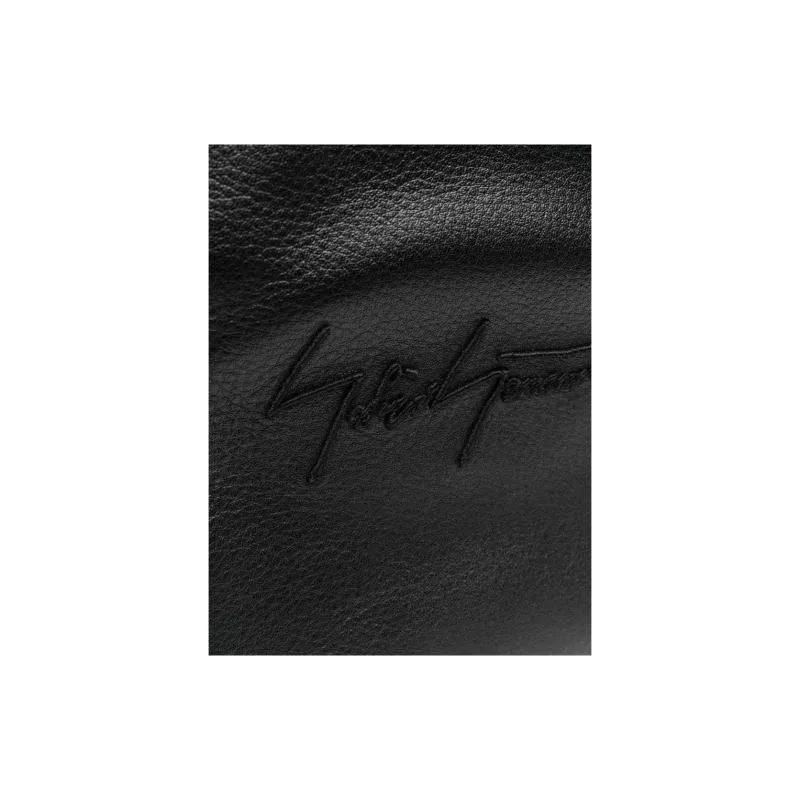 Yohji Yamamoto Calfskin Crossbody Bag Regular Women's Black-3