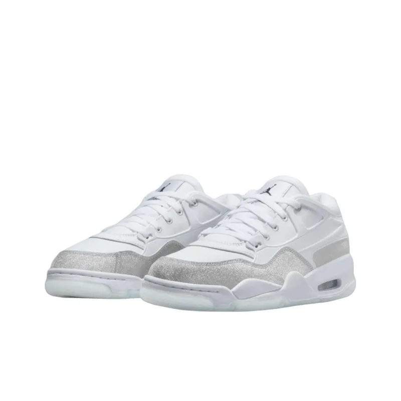 JORDAN 4 Rm White Metallic Silver Women's-2