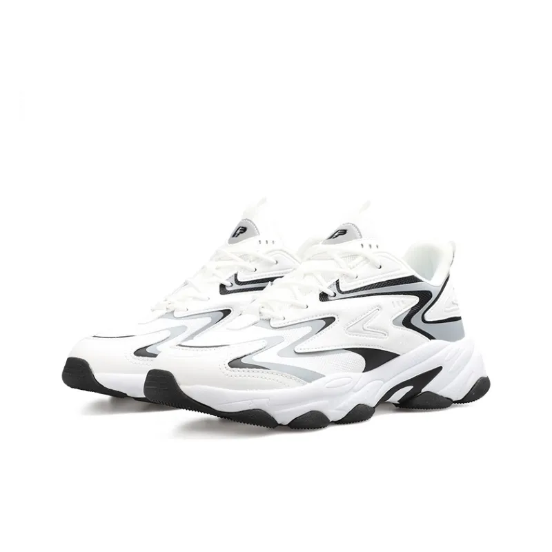 LPMX Lightweight Rebound Low Top Casual Shoes Men's White-2
